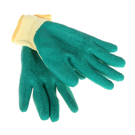 Manusi de protectie Dipper BLS DCT-9, verde, tricotate, fibre mixte, imersate in latex, marimea 8