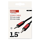 Cablu audio Jack stereo Emos, tata - tata 3.5 mm, 1.5 m