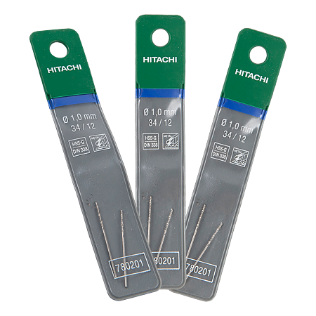 Burghiu Hikoki HSS-G, mandrina standard, pentru metal, 1 mm