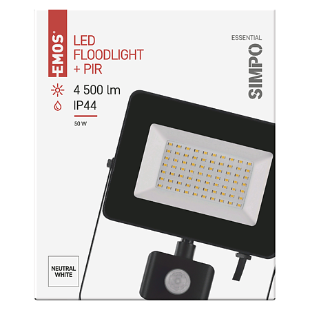 Reflector LED Emos Simpo 50 W, 4500 lm, lumina neutra alba