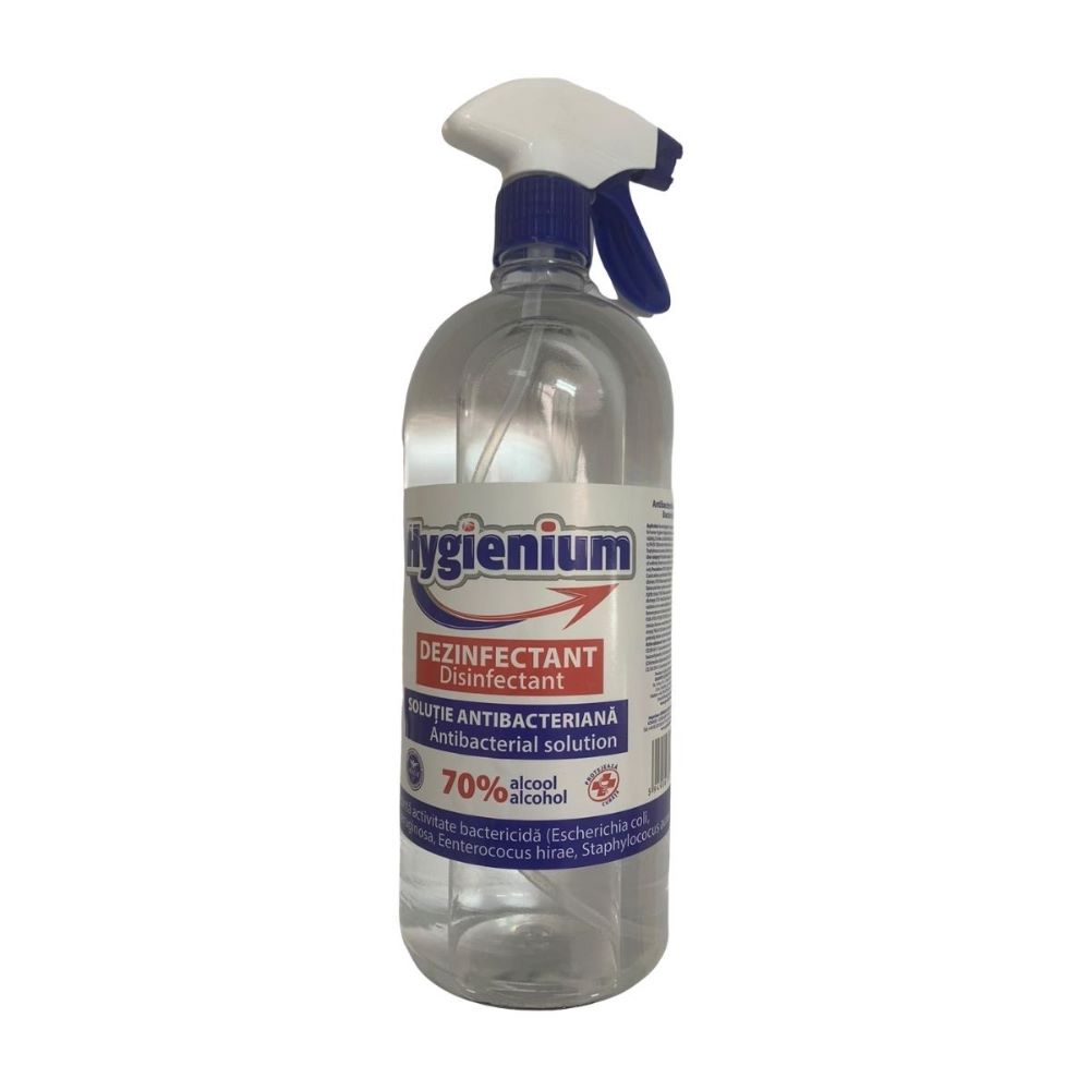 Solutie antibacteriana/dezinfectant pentru maini Hygienium, cu pulverizator, 1L