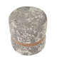 Taburet Ring, inel stejar, catifea crem E04, rotund, 38 x 38 x 40 cm