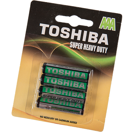 Baterie Toshiba Heavy Duty, AAA/R03, blister 4 bucati