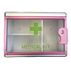 Cutie medicala Sanitec, 43 x 15 x 30 cm, roz