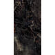 Gresie interior/exterior portelanata glazurata Fossil Agate, negru, lucios, 9 mm, 80 x 160 cm