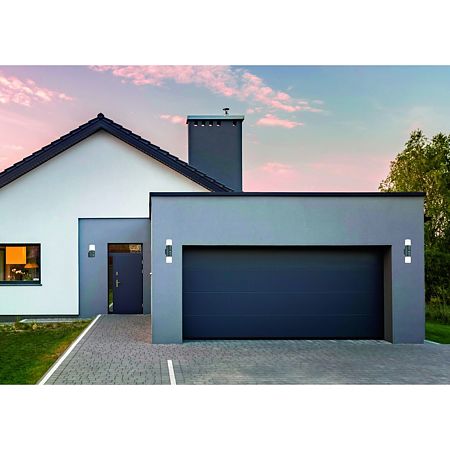 Aplica exterior Ascot, negru, 2 x E27, IP44, 40W, senzor miscare Aplica exterior Ascot, negru, 2 x E27, IP44, 40W, senzor miscare