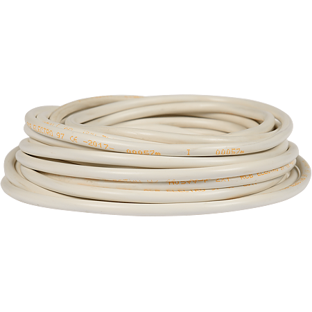 Cablu electric MYYM / H05VV-F 3x2,5 mm, 50m, alb