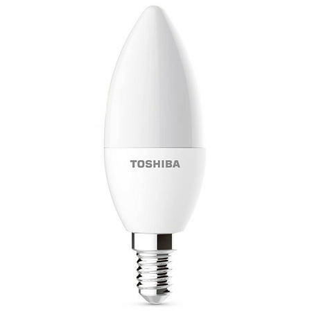 Bec LED Toshiba C37, E14, 7 W, 806 lm, lumina calda 3000 K