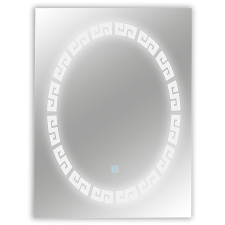 Oglinda baie Regata RO-115, cu iluminare si touch, 80 x 60 cm