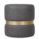 Taburet Ring, inel auriu, stofa gri M611, rotund, 38 x 38 x 40 cm Taburet Ring, inel auriu, stofa gri M611, rotund, 38 x 38 x 40 cm
