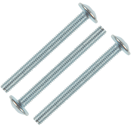 Surub cap bombat combinat, uz general, otel zincat, M4 x 30 mm