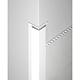 Profil PVC de colt pentru lambriu, alb, 2.7 m Profil PVC de colt pentru lambriu, alb, 2.7 m