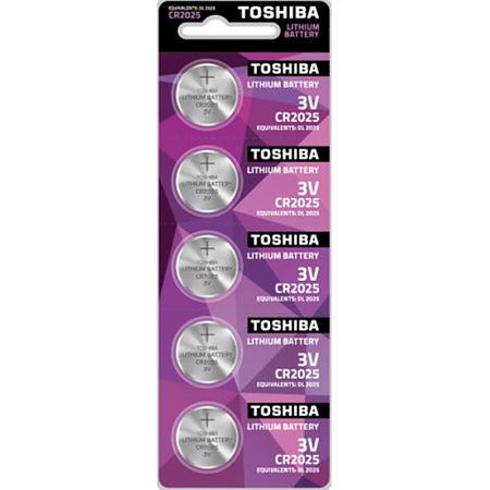 Baterie litiu Toshiba CR2025 PW, 3 V, 5 buc/blister