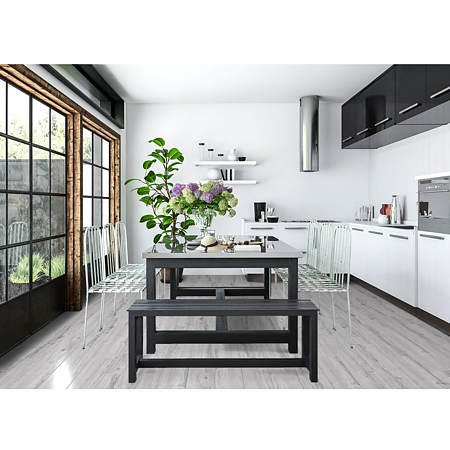 Parchet laminat 8 mm Falquon Wood Arctic Gri Q1026, nuanta deschisa, aspect lucios, gri deschis, clasa de trafic 32, click, 1220 x 193 mm Parchet laminat 8 mm Falquon Wood Arctic Gri Q1026, nuanta deschisa, aspect lucios, gri deschis, clasa de trafic 32, click, 1220 x 193 mm