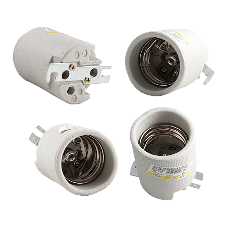Dulie ceramica cu lamela Lohuis Hepol, E40, 230V Dulie ceramica cu lamela Lohuis Hepol, E40, 230V