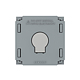 Modul intrerupator inteligent EC simplu tactil, cap scara Livolo VL-FC1SZ2-2G, gri, 46.5 x 46.5 x 37 mm