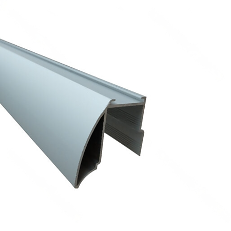 Maner tip profil Multiomega, aluminiu ECO, argintiu, 2.7 m