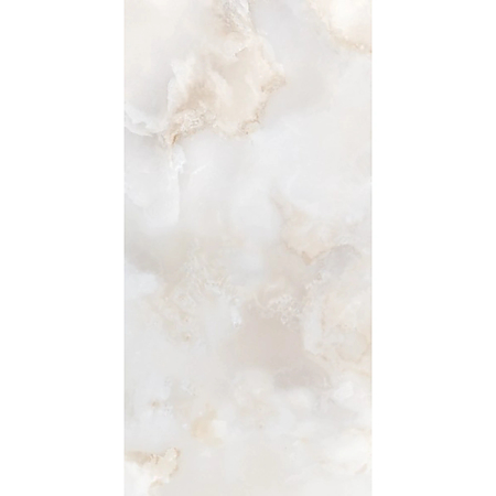 Faianta baie / bucatarie Kai Selena Grey, gri, lucios, aspect de marmura, 50 x 25 cm