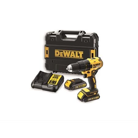 Masina de gaurit si insurubat DeWalt DCD777S2T, 18V, 1.5 Ah XR, 2 acumulatori, incarcator, valiza transport