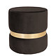 Taburet Ring, inel auriu, stofa maro H48, rotund, 38 x 38 x 40 cm Taburet Ring, inel auriu, stofa maro H48, rotund, 38 x 38 x 40 cm