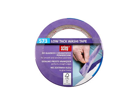 Banda mascare Hardex Scley 573, mov, 38 mm x 33 m