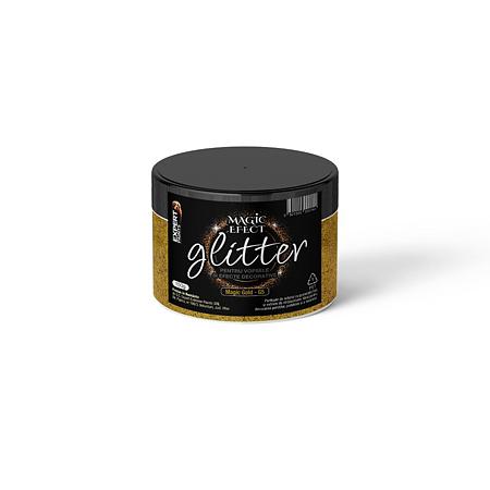 Sclipici decorativ Glitter G5 Magic Efect, gold magic, 150 gr