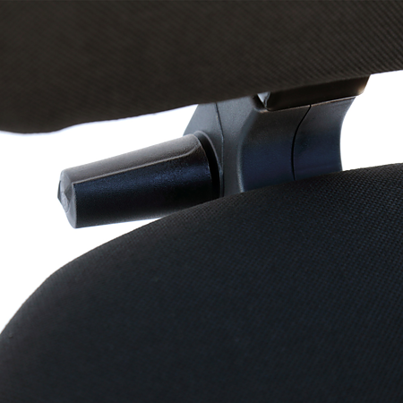 Scaun birou ergonomic Confort LX, cu brate, reglabil, stofa A1, negru