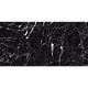 Gresie interior portelanata Emperador, lucioasa, aspect marmura, negru, dreptunghiulara, 60 x 120 cm