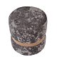 Taburet Ring, inel stejar, catifea gri E30, rotund, 38 x 38 x 40 cm