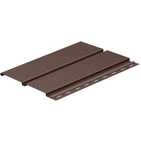 Lambriu metalic standard Caretta, maro RAL 8017, finisaj mat, grosime 4 mm, 3000 x 263 mm