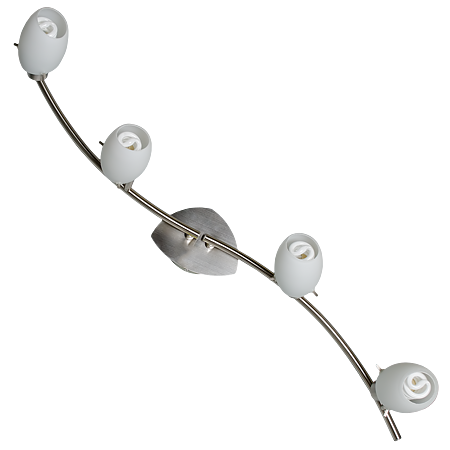 Plafoniera Philips spot Usagi nichel, 4xE14, 12W