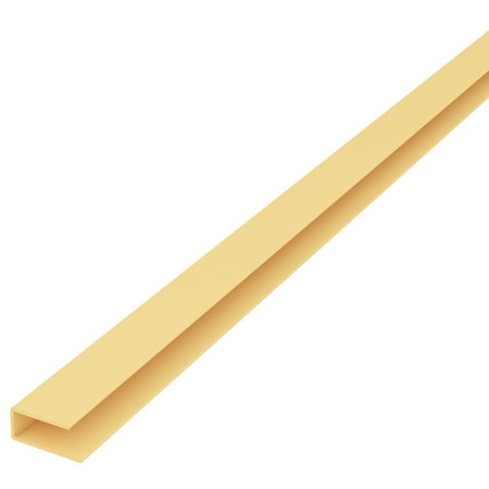 Profil PVC de terminatie lambriu, 3 m, pin