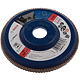 Disc abraziv evantai, pentru metale, Bosch X571, 125 mm, granulatie 120