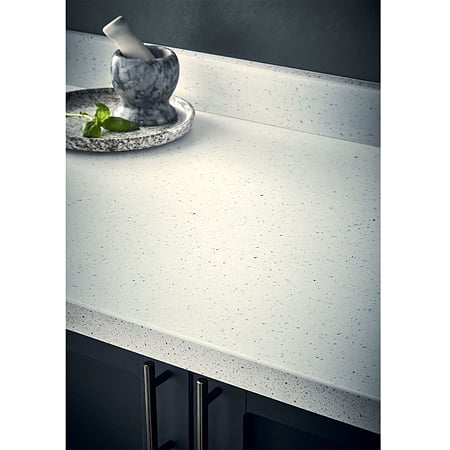 Blat bucatarie Kronospan K217 GM SE1F, mat, Andromeda Alb mat, 4100 x 635 x 38 mm