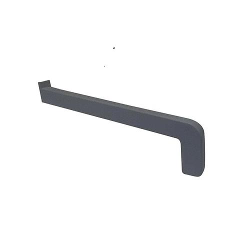 Capac pentru glaf, PVC, antracit, 45 x 100 mm