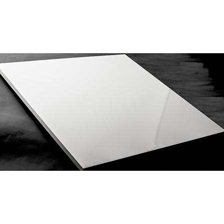 Gresie portelanata interior/exterior Pearl White, alb, finisaj lucios, 60 x 60 cm