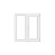 Fereastra PVC, 5 camere, deschidere oscilobatant, dreapta, alb, 140 x 120 cm