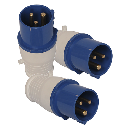 Fisa tata pe cablu 6013, 3 x 16A, IP44