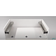 Sistem masa rabatabil Atim Party, aluminiu, argintiu, 900 x 1380 mm