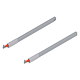 Set lonjeron Blum, otel, gri metalic, 450 mm