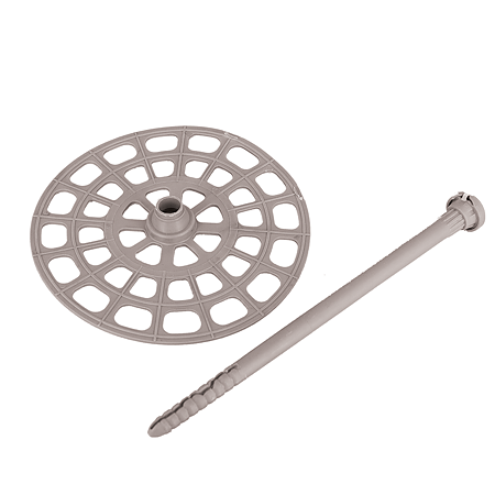 Ansamblu fixare vata bazaltica, 200 mm, flansa + diblu + cui, 50 buc/pachet Ansamblu fixare vata bazaltica, 200 mm, flansa + diblu + cui, 50 buc/pachet