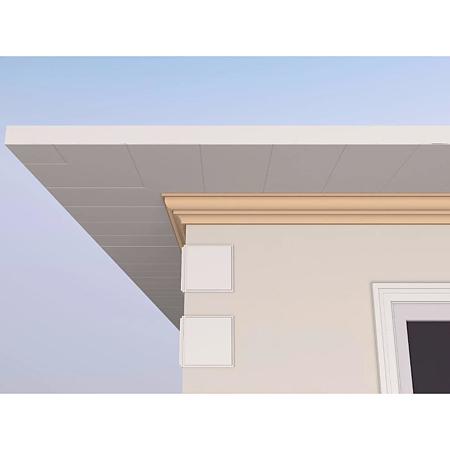 Cornisa decorativa fatada FP401, polistiren EPS100+mortar, 140 x 120 x 2000 mm
