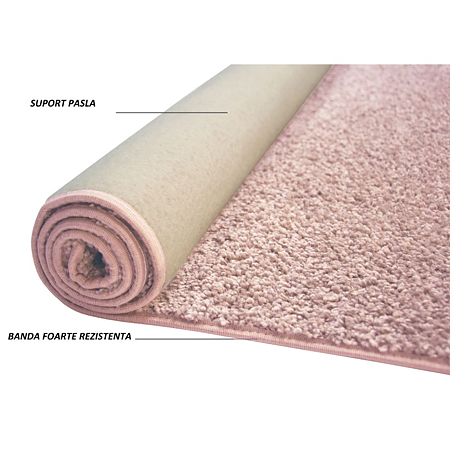 Covor modern Vital , polipropilena, 61 roz vintage, 115 x 170 cm