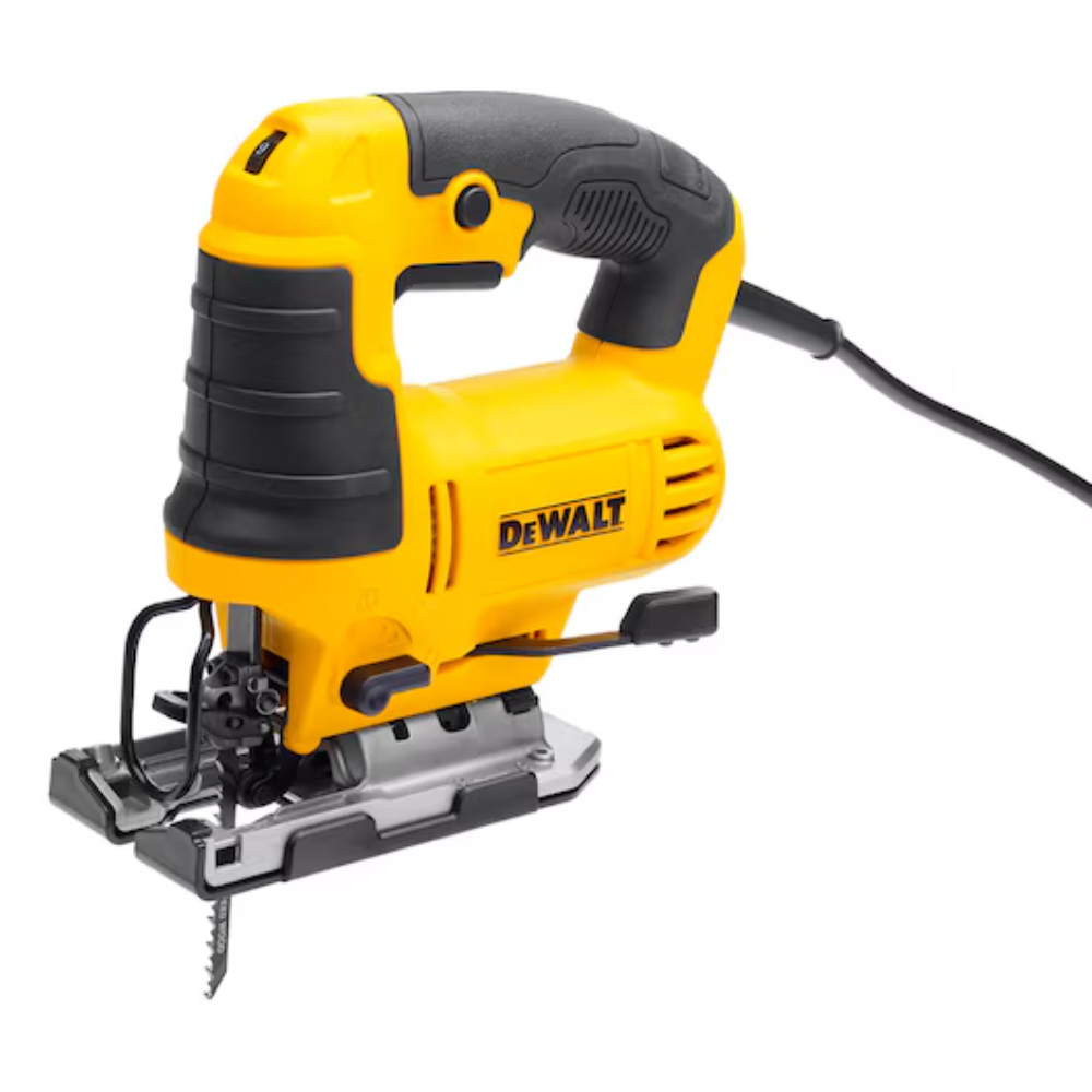 Fierastrau pendular DeWalt DWE349 cu fir, maner superior, 650 W