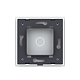 Panou intrerupator simplu Livolo VL-P701-2W, sticla securizata, alb
