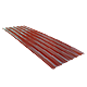 Tigla metalica Durako Riva, rosu, RAL 3005, lucios, grosime 0,45 mm, 2,145 x 1,180 m