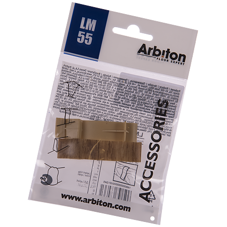 Set element de imbinare plinta parchet Arbiton LM 55, stejar Laplant, PVC, 52 x 26 mm, 2 bucati/set