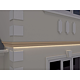 Brau decorativ de exterior soclu FP325, polistiren EPS100 + mortar, 150 x 50 x 2000 mm