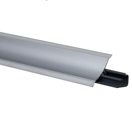 Profil inaltator pentru blat bucatarie Profilplast din PVC tare, argintiu 1202, 3 m