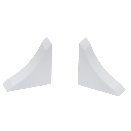 Accesorii profil inaltator blat 1204, Set Prod, polistiren, alb, 6 bucati